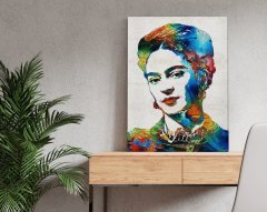 BK Home Frida Kahlo Tasarımlı Kanvas Tablo 50x70cm-2