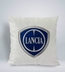 BK Gift Lancia Tasarımlı Kare Araç Koltuk Yastığı-1
