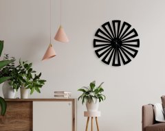 BK Home Dekoratif 45cm Ahşap Duvar Saati-14