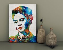 BK Home Frida Kahlo Tasarımlı Kanvas Tablo 30x50cm-2