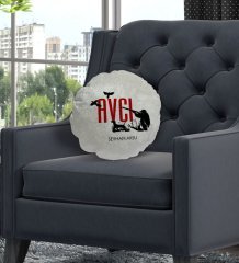 Kişiye Özel İsimli Avcı Tasarımlı Dekoratif Kırlent Yastık-1