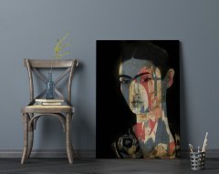 BK Home Frida Kahlo Tasarımlı Kanvas Tablo 70x100cm-1