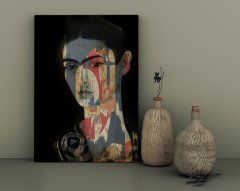 BK Home Frida Kahlo Tasarımlı Kanvas Tablo 30x50cm-1