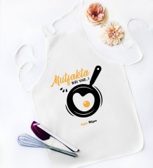 Kişiye Özel Mutfakta Biri Var Beyaz Mutfak Önlüğü - 1