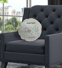 Kişiye Özel İsimli Anestezist Tasarımlı Dekoratif Kırlent Yastık-1