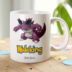 Kişiye Özel Pokemon Nidoking Beyaz Kupa Bardak