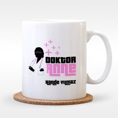 Kişiye Özel Doktor Anne Beyaz Kupa Bardak - 1