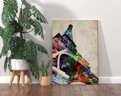 BK Home Eiffel Tower Tasarımlı Kanvas Tablo 70x100cm-1