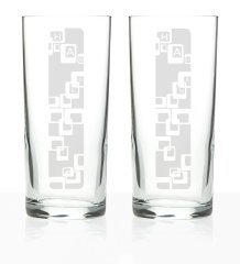 Kişiye Özel 2'li Rakı Bardağı Seti (Model 14)