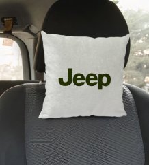 BK Gift Jeep Tasarımlı Kare Araç Koltuk Yastığı-1