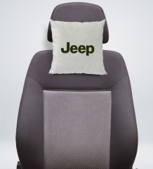 BK Gift Jeep Tasarımlı Kare Araç Koltuk Yastığı-1