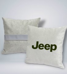 BK Gift Jeep Tasarımlı Kare Araç Koltuk Yastığı-1