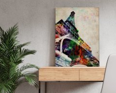 BK Home Eiffel Tower Tasarımlı Kanvas Tablo 50x70cm-1