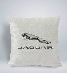 BK Gift Jaguar Tasarımlı Kare Araç Koltuk Yastığı-1