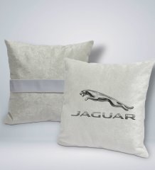 BK Gift Jaguar Tasarımlı Kare Araç Koltuk Yastığı-1