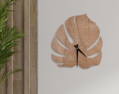 BK Home Dekoratif 45cm Ahşap Duvar Saati-5