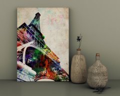 BK Home Eiffel Tower Tasarımlı Kanvas Tablo 30x50cm-1