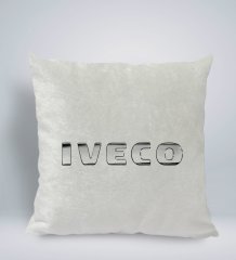 BK Gift Iveco Tasarımlı Kare Araç Koltuk Yastığı-1