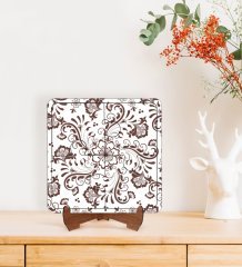 BK Gift Retro Masif Tasarımlı Ahşap Standlı Puzzle Çerçeve-3