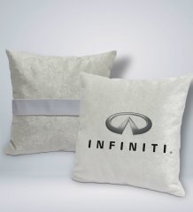 BK Gift Infiniti Tasarımlı Kare Araç Koltuk Yastığı-1
