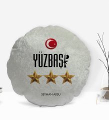 Kişiye Özel İsimli Yüzbaşı Tasarımlı Dekoratif Kırlent Yastık-1