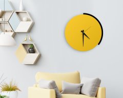 BK Home Dekoratif 45cm Ahşap Duvar Saati-2