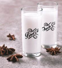 Kişiye Özel Renkli Baskılı İsimli İkili Rakı Bardağı Seti-5