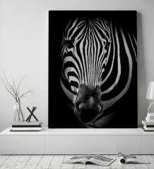 BK Home Zebra Tasarımlı Kanvas Tablo 50x70cm-1