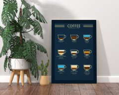 BK Home Coffee Tasarımlı Kanvas Tablo 70x100cm-14
