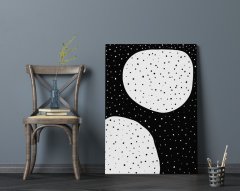 BK Home Dots & Spots Tasarımlı Kanvas Tablo 70x100cm-1