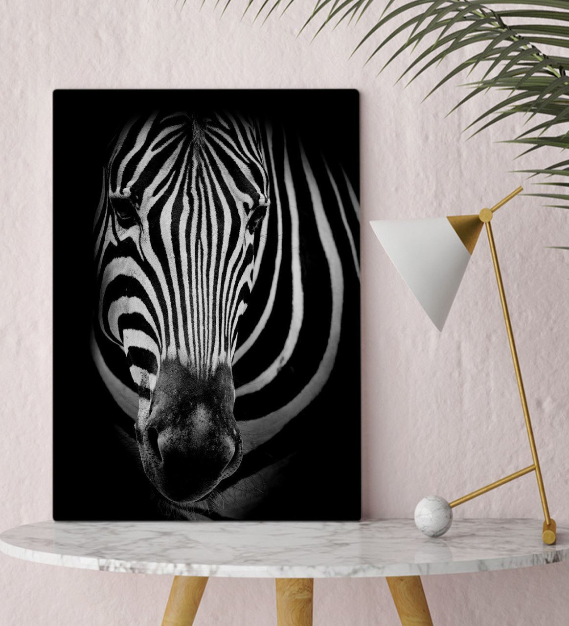 BK Home Zebra Tasarımlı Kanvas Tablo 30x50cm-1