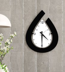 BK Home Dekoratif 45cm Ahşap Duvar Saati-1