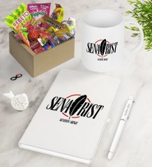 Kişiye Özel Senarist Nostaljik Lezzetler Defter Kalem Kupa Hediye Seti-2
