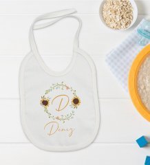 BK Kids Kişiye Özel Harfli İsimli Bebek Mama Önlüğü - Model 3