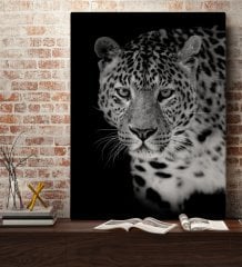 BK Home Leopar Tasarımlı Kanvas Tablo 70x100cm-1