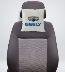 BK Gift Geely Tasarımlı Kare Araç Koltuk Yastığı-1