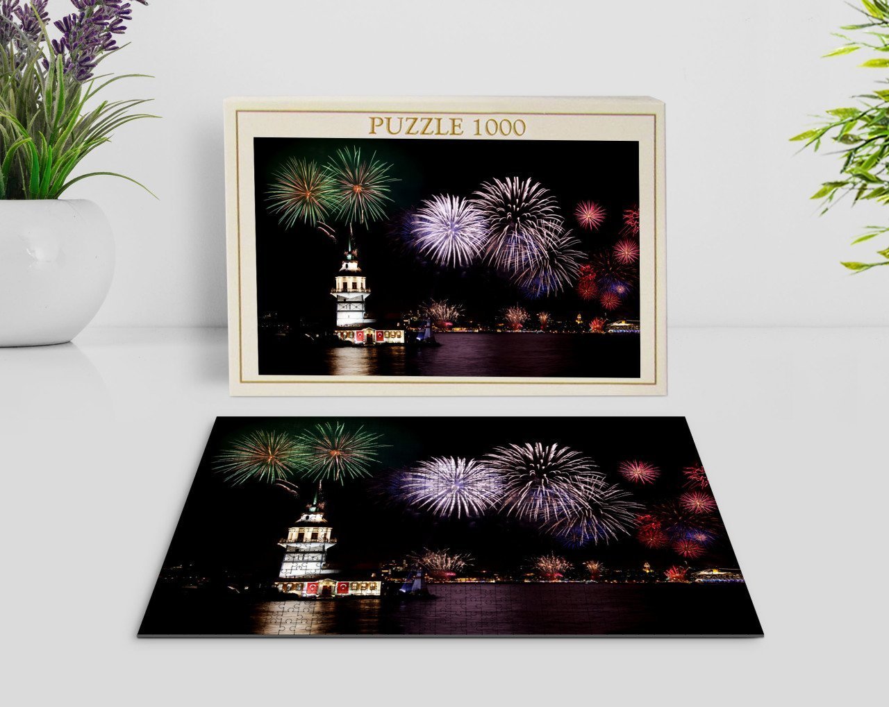 BK Home İstanbul Manzara 1000 Parça Profesyonel Puzzle-16