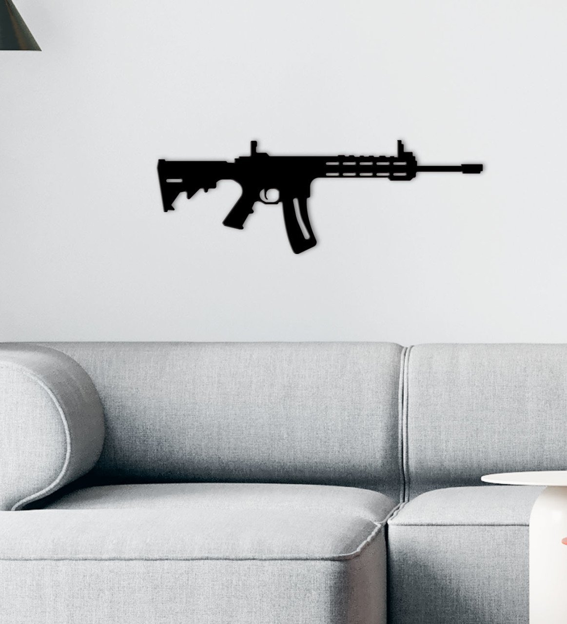 BK Gift Silah Tasarımlı Ahşap Duvar Süsü-52