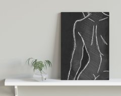 BK Home Don't Look Tasarımlı Kanvas Tablo 30x50cm-1