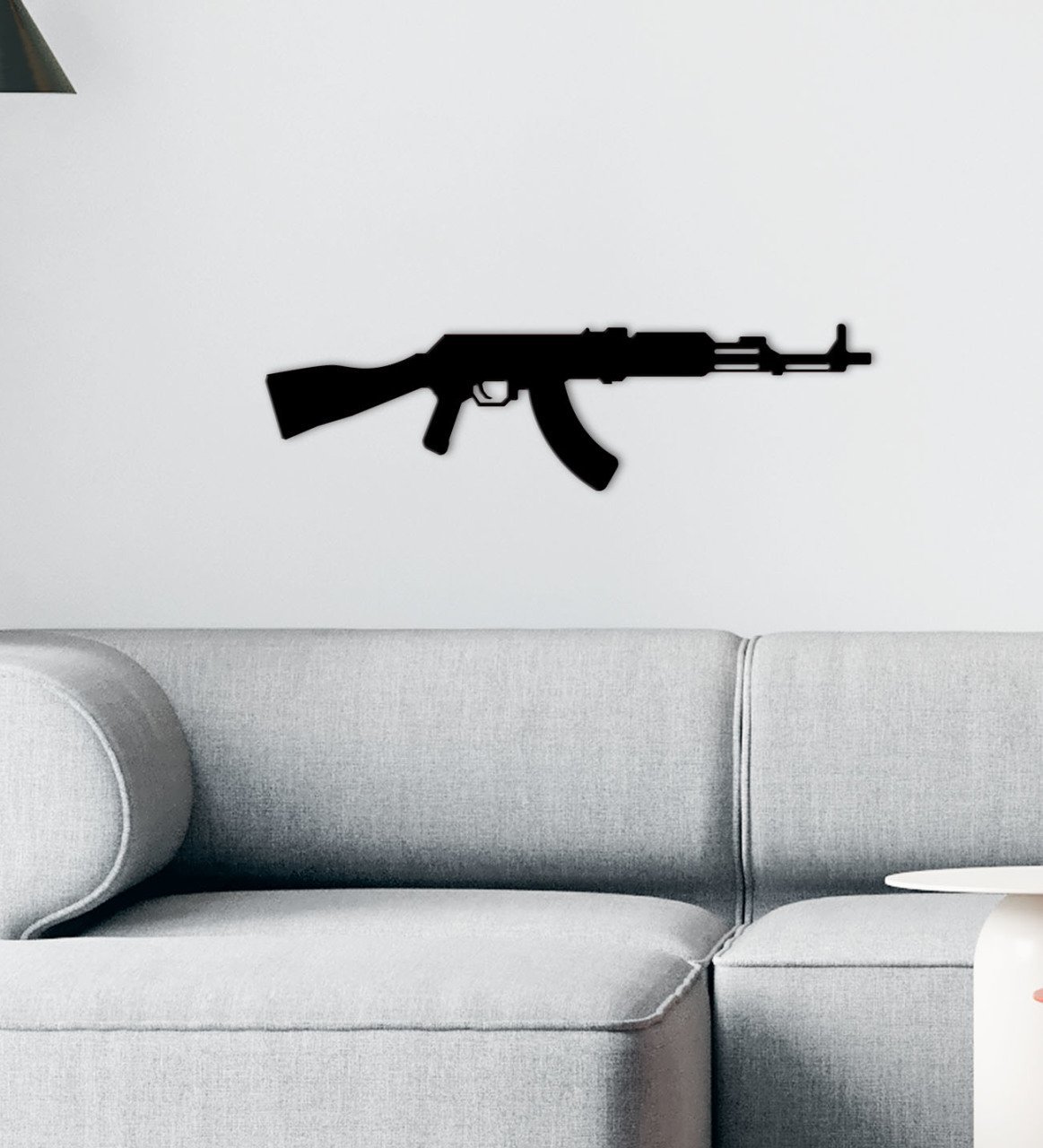 BK Gift Silah Tasarımlı Ahşap Duvar Süsü-51