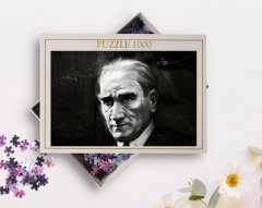 BK Home Karakalem Atatürk Tasarımlı 1000 Parça Profesyonel Puzzle-6