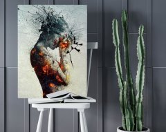 BK Home Deliberation Tasarımlı Kanvas Tablo 50x70cm-1