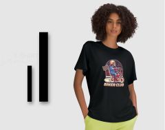 BK Gift Motorsiklet Tasarımlı Kadın Siyah T-shirt -17, Arkadaşa Hediye, Doğum Günü Hediyesi, Sevgili Hediyesi