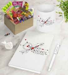 Kişiye Özel Mühendis Nostaljik Lezzetler Defter Kalem Kupa Hediye Seti-5