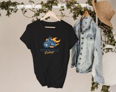 BK Gift Motorsiklet Tasarımlı Kadın Siyah T-shirt -16, Arkadaşa Hediye, Doğum Günü Hediyesi, Sevgili Hediyesi