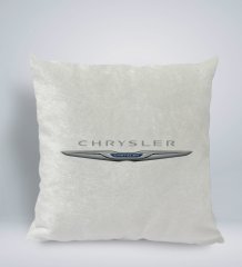 BK Gift Chrysler Tasarımlı Kare Araç Koltuk Yastığı-1