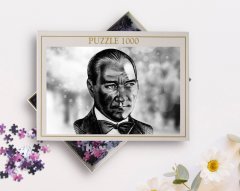 BK Home Karakalem Atatürk Tasarımlı 1000 Parça Profesyonel Puzzle-2