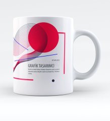 Kişiye Özel Mesleki Grafik Tasarımcı Kupa Bardak
