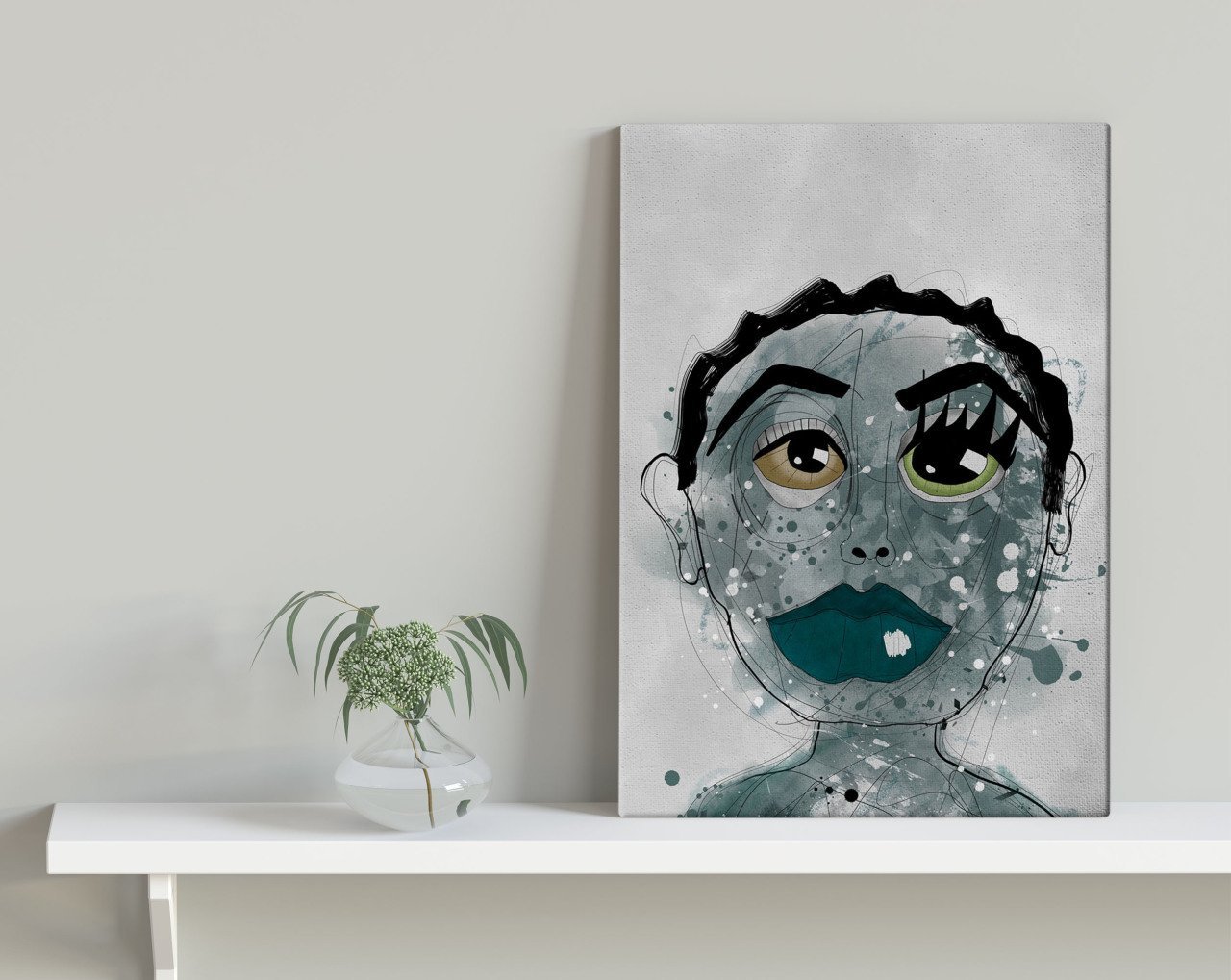 BK Home Corlina Tasarımlı Kanvas Tablo 30x50cm-1
