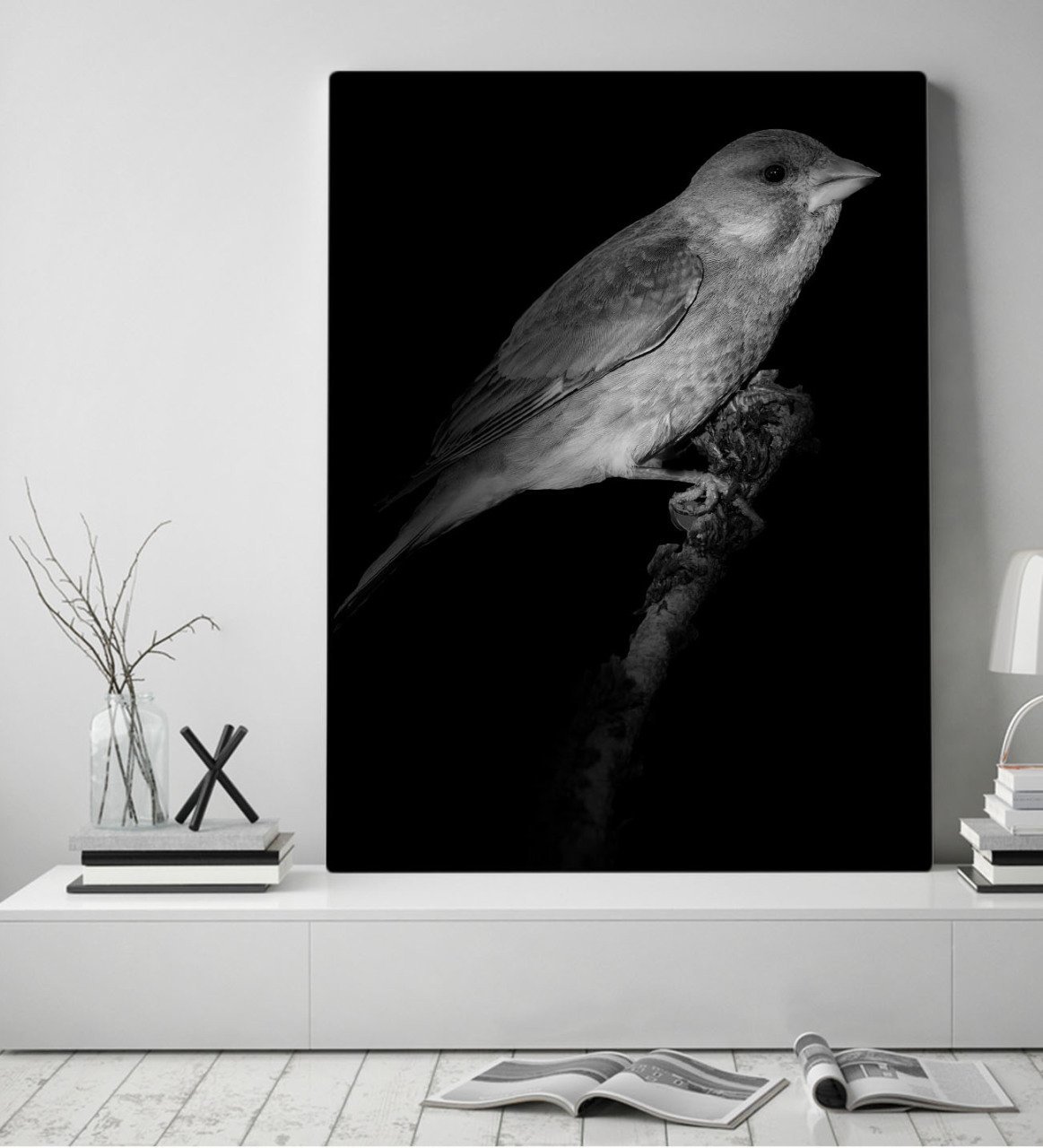 BK Home Kanarya Tasarımlı Kanvas Tablo 50x70cm-1